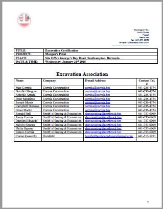 Excavator Association